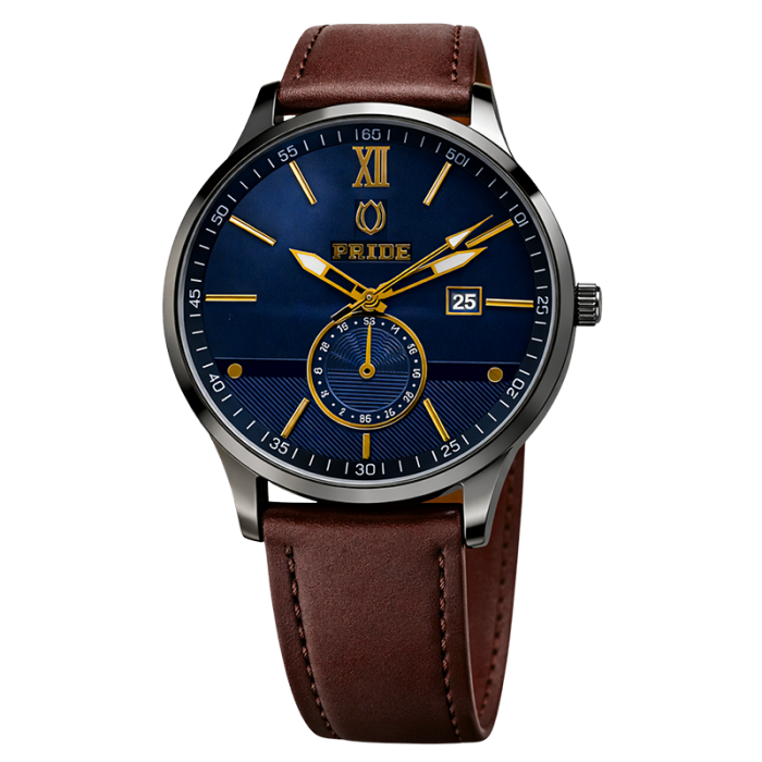 PRIDE MT-A3863 Men's Leather Watch - Image 1